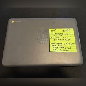 HP Chromebook 11 G6 EE - Black